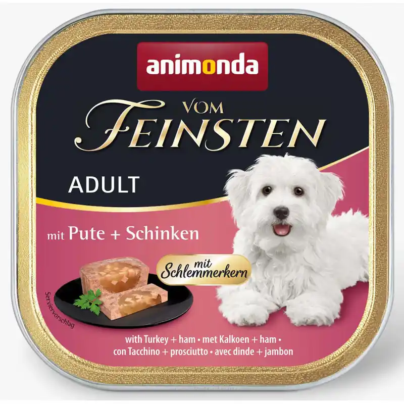 ANIMONDA Dog Vom Feinsten Adult Indyk z szynką 150g Oferta
