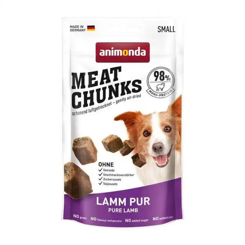 ANIMONDA Meat Chunks Dog Przysmaki Czyste kawałki mięsa - Jagnięcina 60g Wyprzedaż