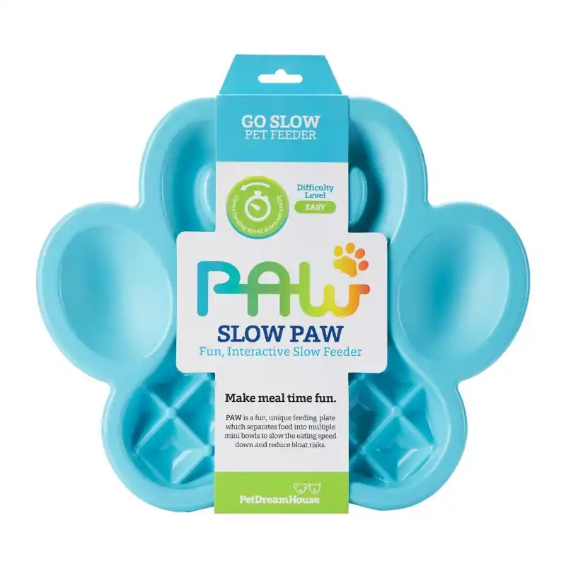 PET DREAM HOUSE Slow Feeder (miska spowalniająca jedzenie) Blue Easy - niebieski Popularny