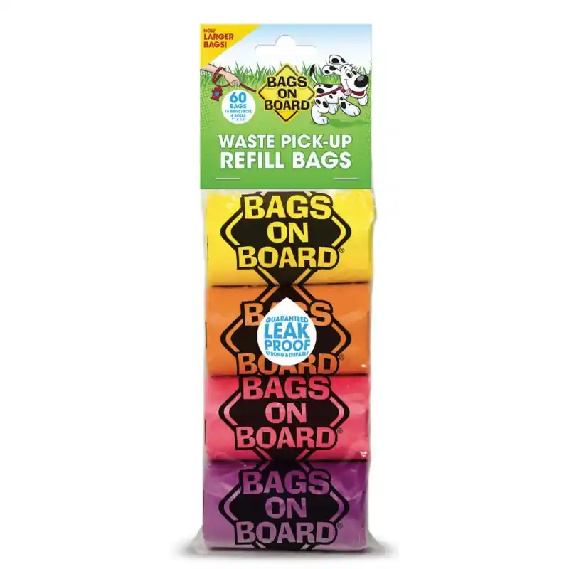 BAGS ON BOARD woreczki 4 x 15 - Rainbow Dostępne od ręki