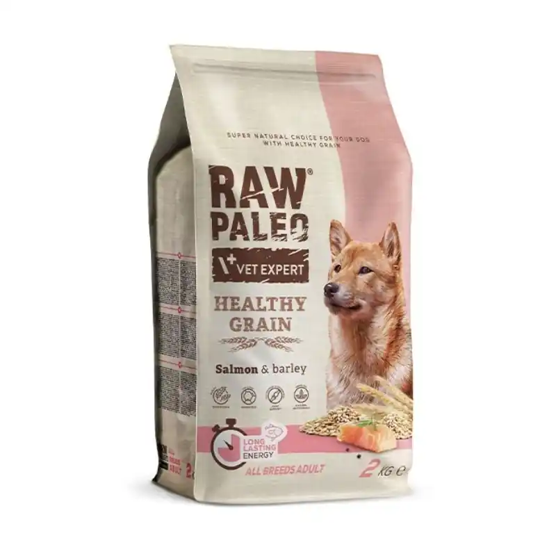 Dostępne od ręki RAW PALEO Healthy Grain Salmon and Barley Adult