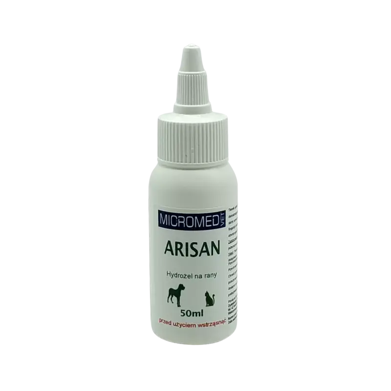 MICROMED Vet Arisan, Hydrożel na rany 50 ml Łatwy zwrot