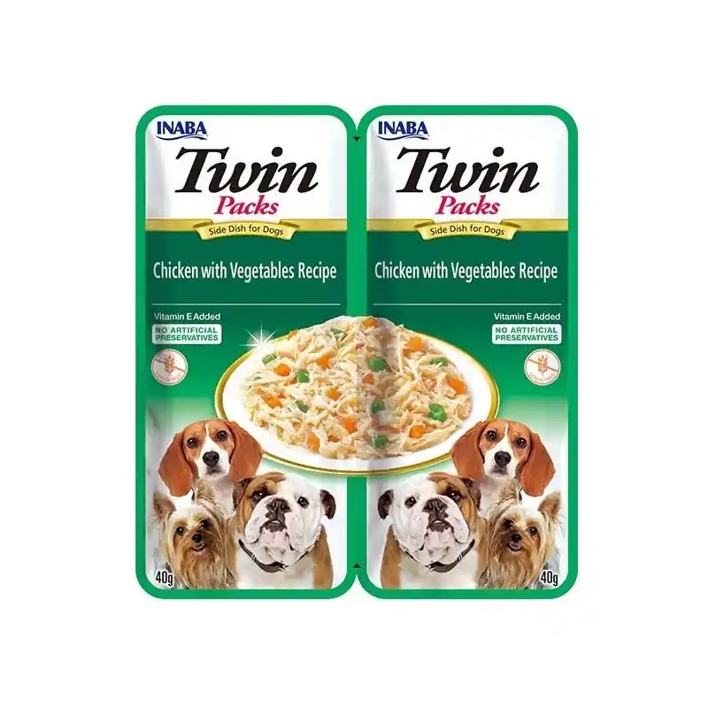 Rabat INABA DOG Twin Chicken and Vegetables 2x 40g