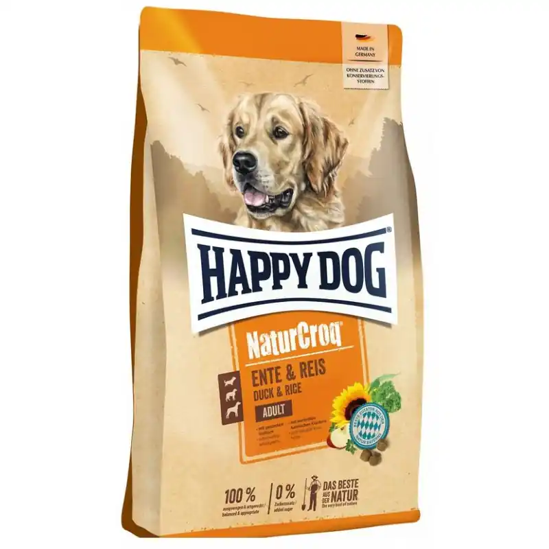 Dostępne od ręki HAPPY DOG NaturCroq Duck & Rice 11kg