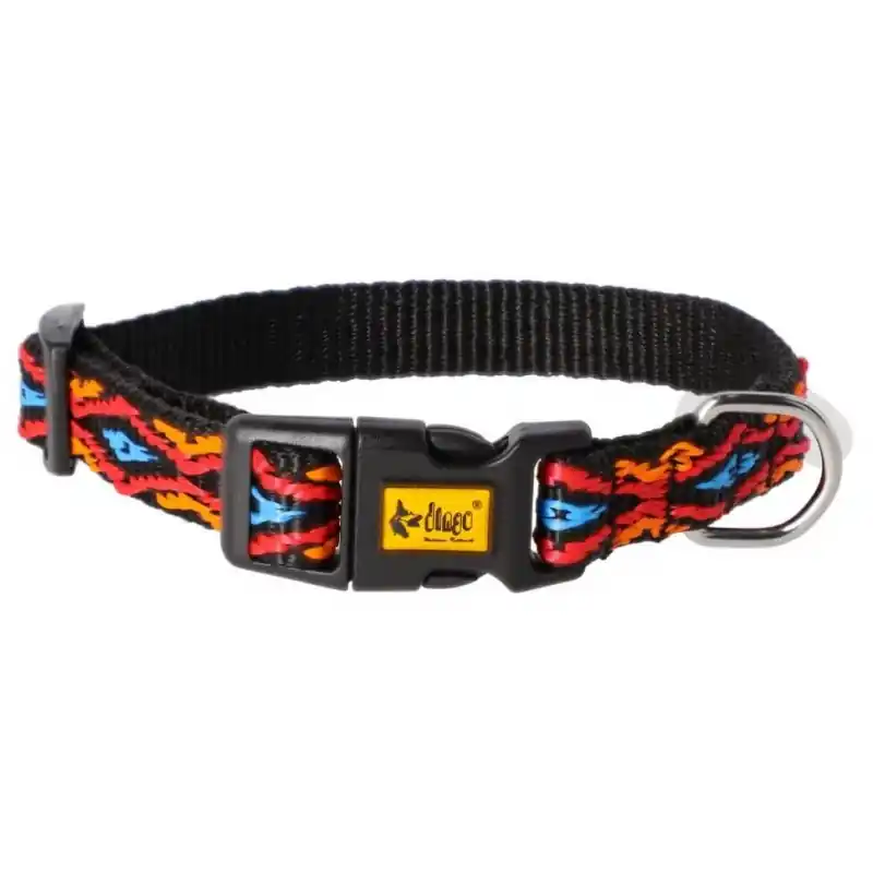 DINGO Obroża regulowna WINNETOU - czarna Oferta czasowa