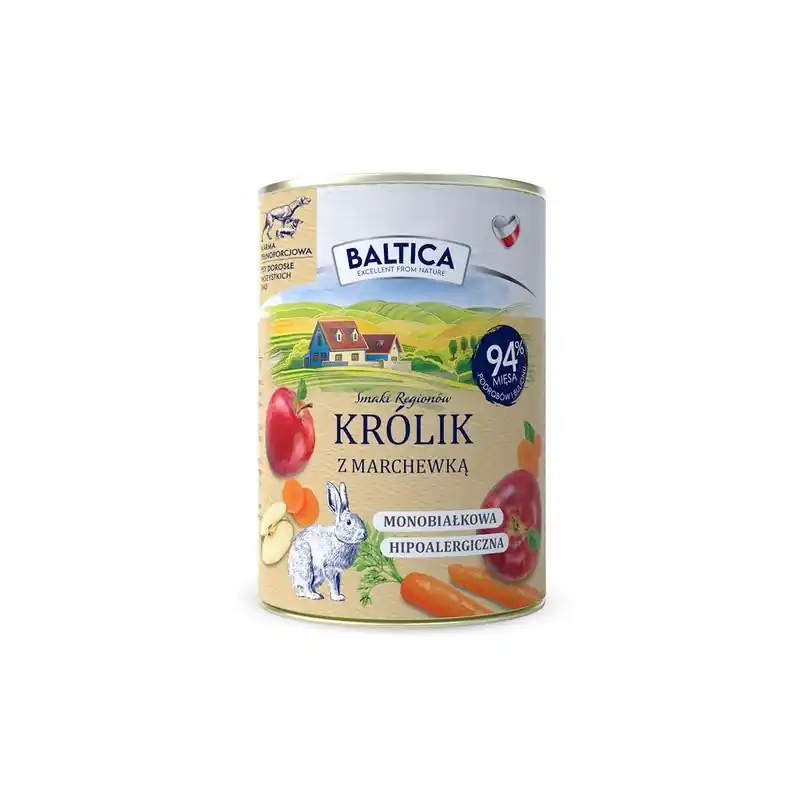 Kup teraz BALTICA SMAKI REGIONÓW Królik z marchewką 400g