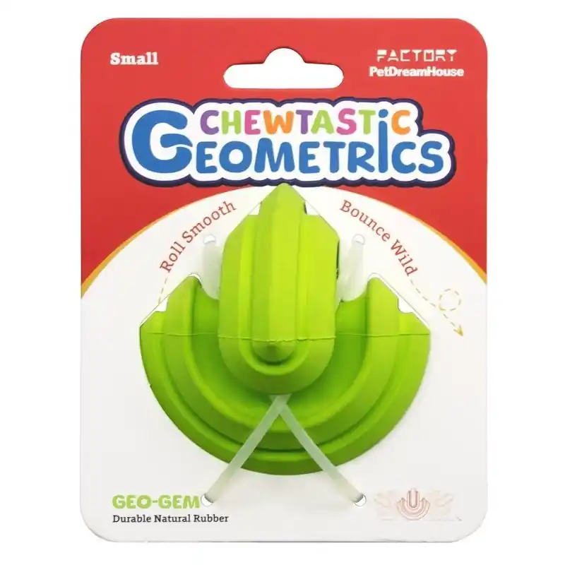 Bestseller PET DREAM HOUSE Zabawka gumowa Geo-Gem - zielona