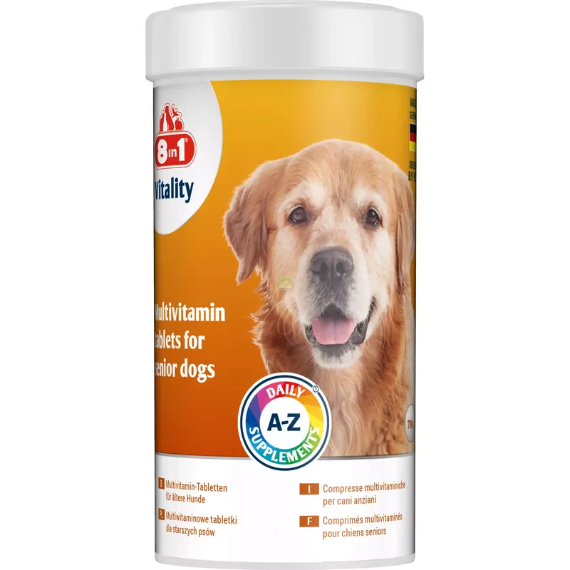 8IN1 Vitality Multiwitaminy dla starszych psów 70tb Oferta limitowana