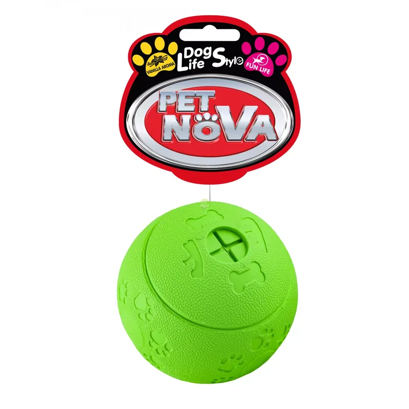 Łatwy zwrot Aqua Nova RUB-BALLSNACK-GREEN-XL