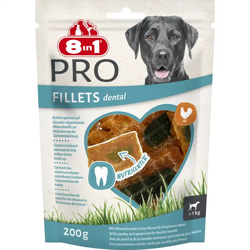 8IN1 Przysmak Fillets Pro Dental S 200g Wysoka jakość