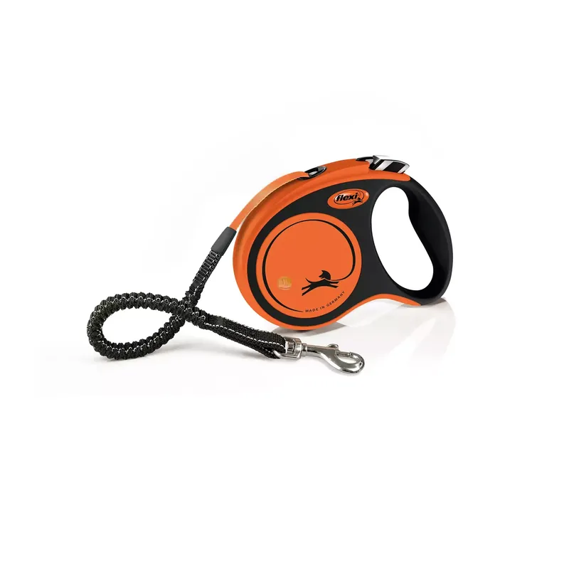 Bestseller FLEXI Smycz automatyczna dla psa XTREME S taśma 5 m kol. pomarańczowy