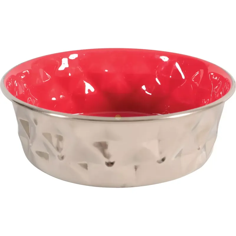 Obniżka ceny Zolux Miska dla psa Inox DIAMOND 1,8l kol. czerwony