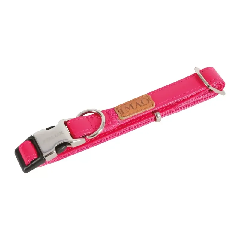Wyjątkowa oferta Zolux Obroża dla psa stylowa IMAO PICCADILLY 25mm kol. fuksja