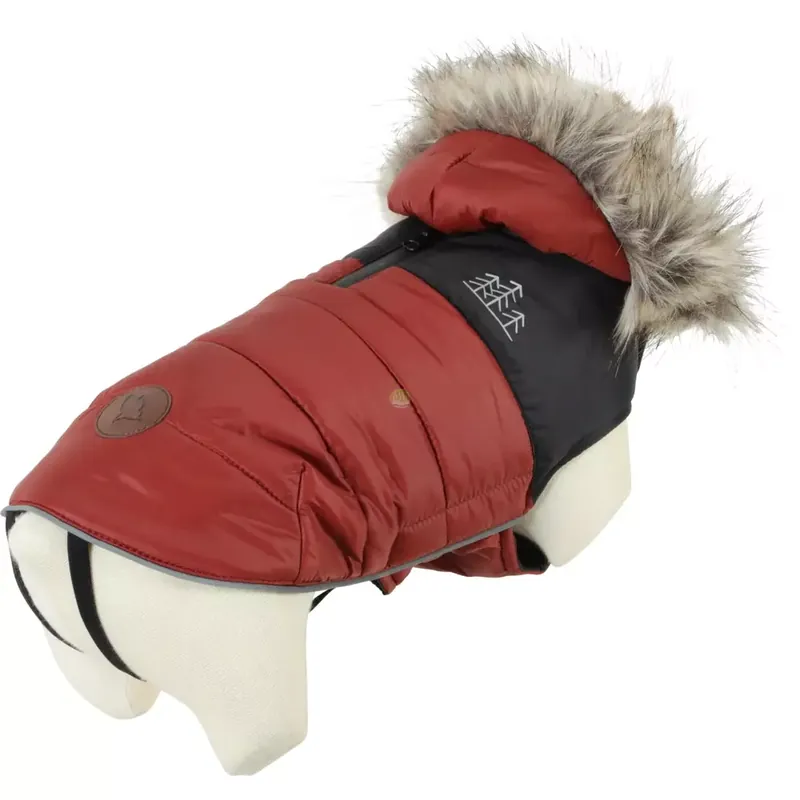 ZOLUX Kurtka puchowa dla psa NEW MOUNTAIN R.50 ceglasta Bezpieczna płatność