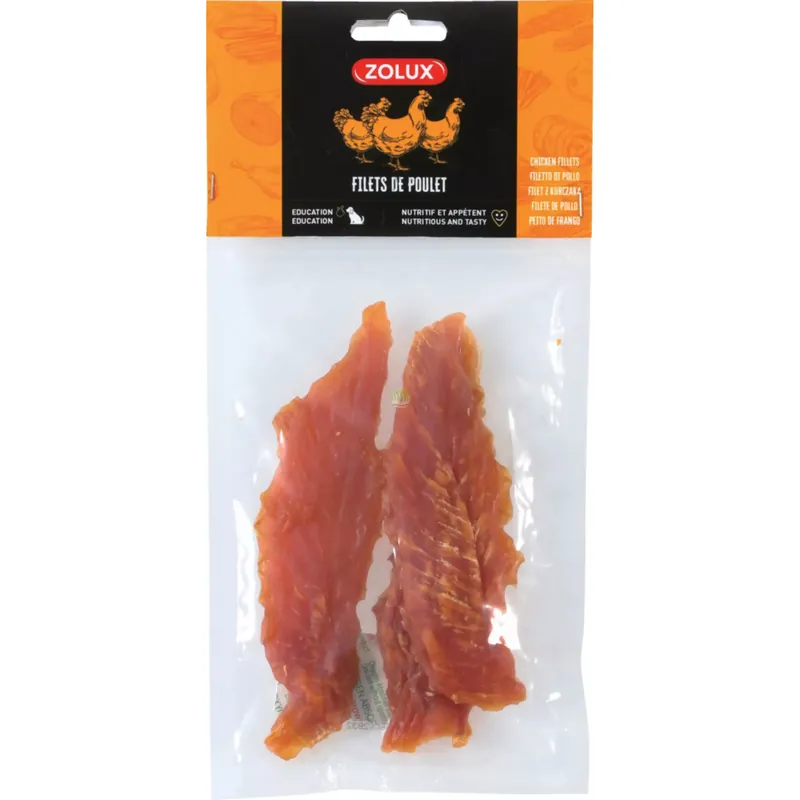 ZOLUX Przysmak naturalny dla psa Filet z kurczaka 100g Nowy