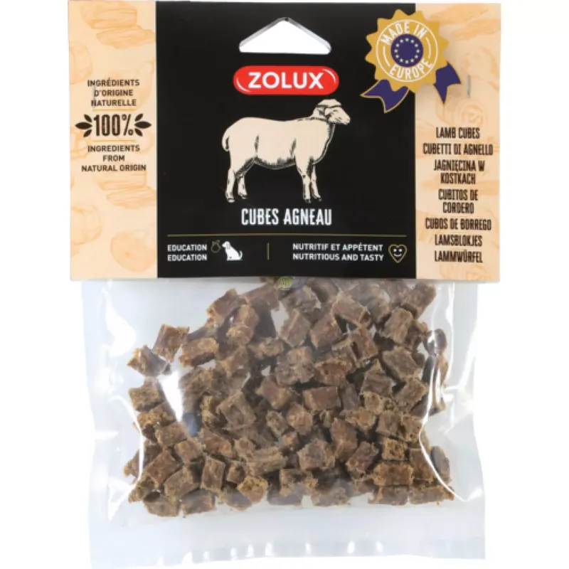 Szybka wysyłka ZOLUX Przysmak naturalny dla psa Kostki jagnięce 100g