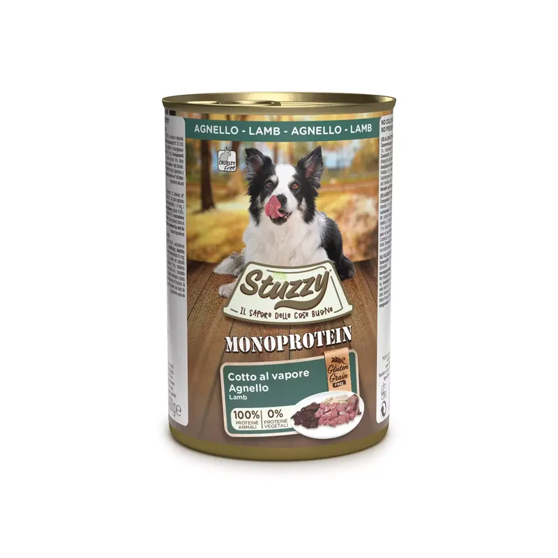 Hit cenowy Monoprotein, karma mokra, dla psa, świeża jagnięcina pasztet, 400g, puszka