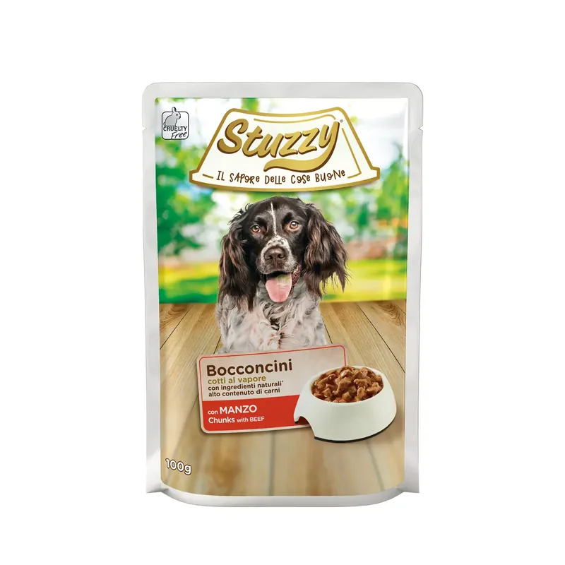 Bocconcini, karma mokra, dla psa, wołowina kawałki, 100g, saszetka Dodaj do koszyka