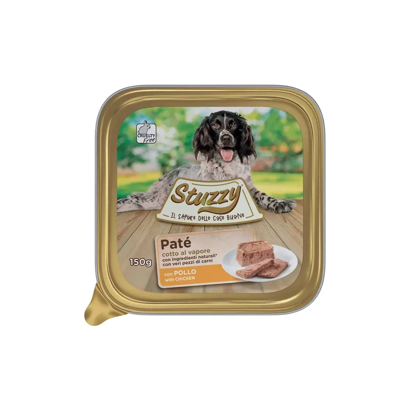 Zniżka Pate, karma mokra, dla psa, kurczak 150g, tacka