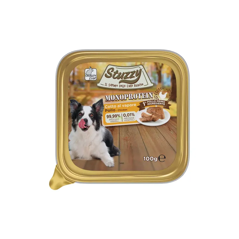 Okazja Monoprotein, karma mokra, dla psa, kurczak pasztet, 100g, tacka