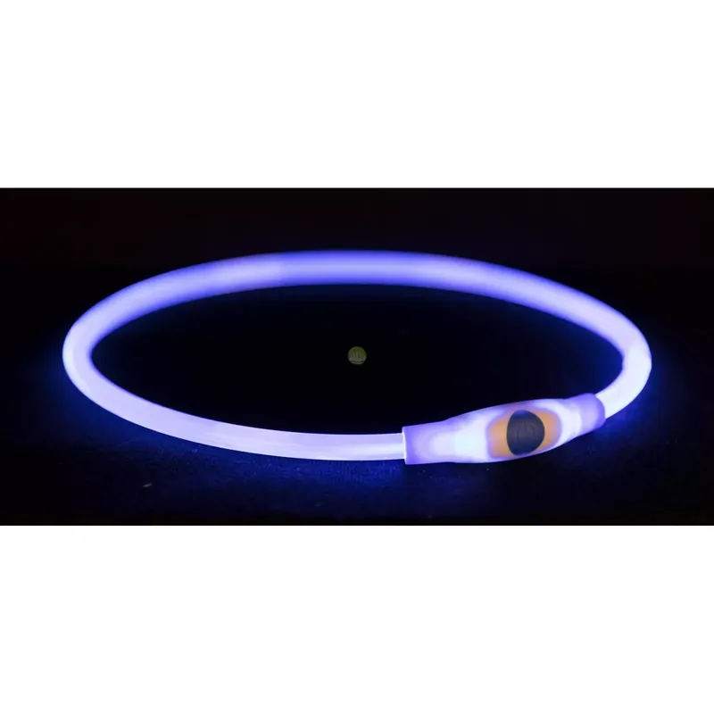 Obręcz z podświetleniem , USB, LXL 65cm/o 8mm, niebieska Hit sprzedaży