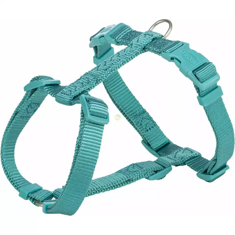 Premium, szelki typu H, dla psa, aqua, L 60-87cm/25mm Wyprzedaż