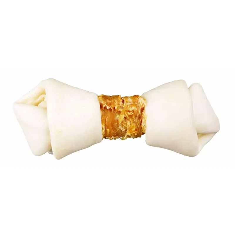 Ostatnie sztuki Kość do pielęgnacji zębów DENTAfun, kurczak, 2szt. 11cm/70g