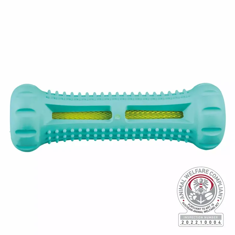 Kość Denta Fun, naturalna guma, 14cm Wysoka jakość