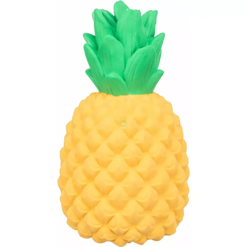 Ananas, zabawka, dla psa, żółty, lateks, 14cm Wyjątkowa oferta