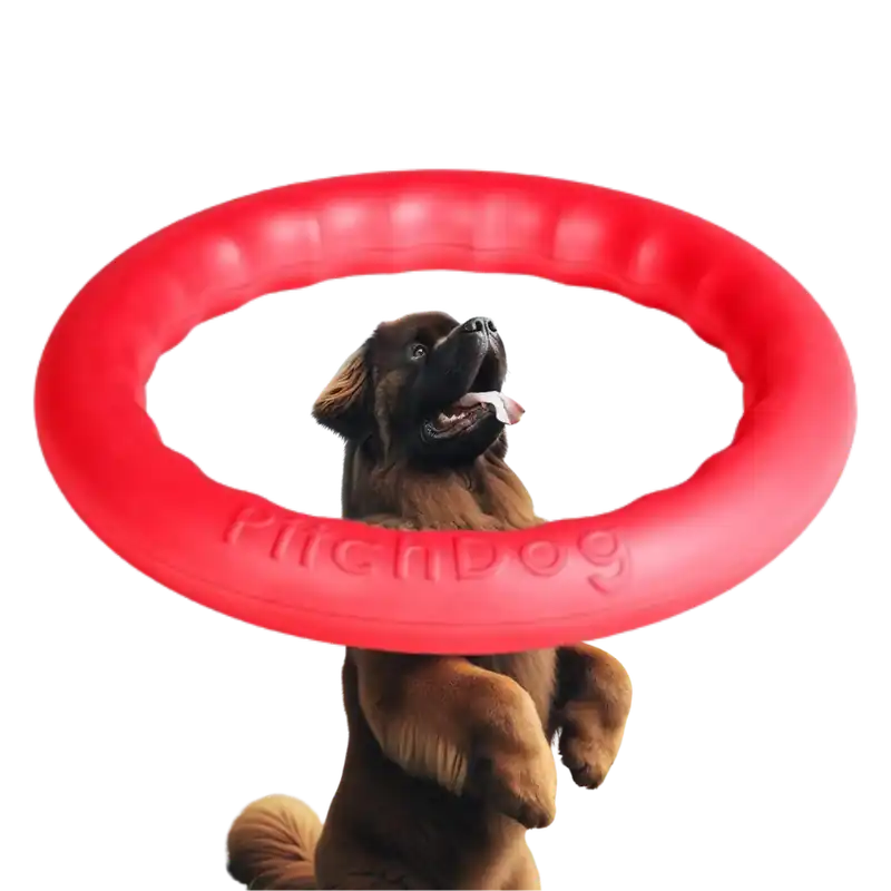 Wyprzedaż Ring PitchDog – dla psów dużych ras różowy 28 cm