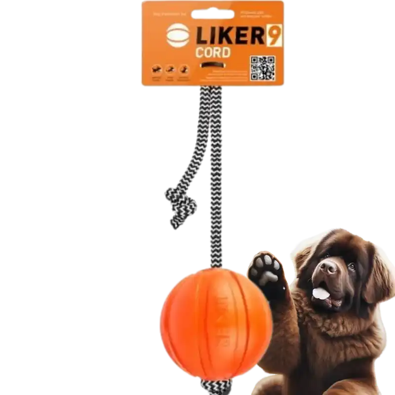 LIKER CORD 9 – piłka na sznurku – dla psów dużych ras Rabat