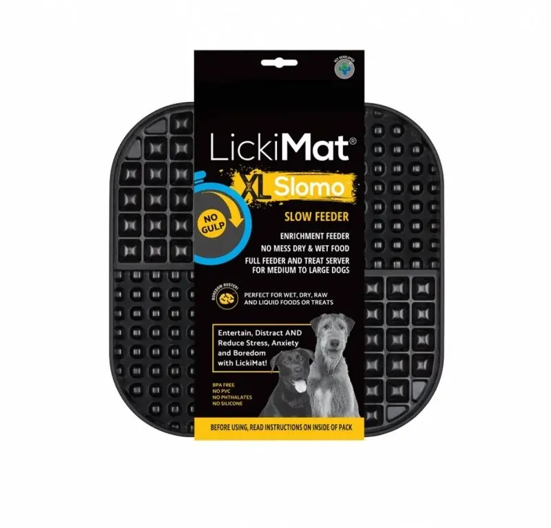 Wyprzedaż Mata LickiMat Slomo™ XL czarna – duża mata