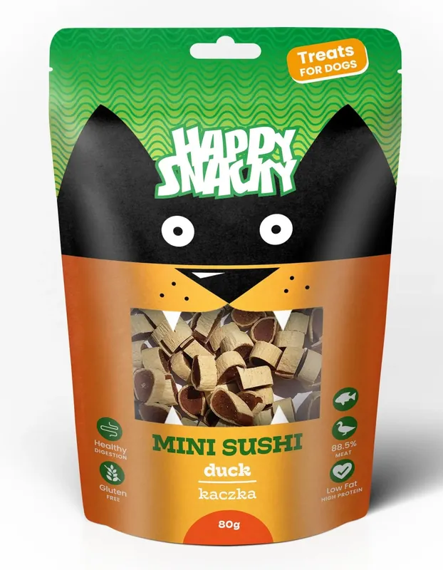 HAPPYSNACKY SUSHI Z KACZKI 80G Wybór klientów