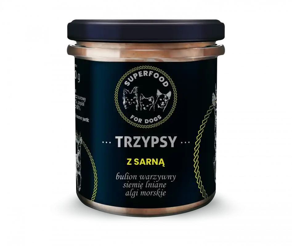 TRZYPSY WIEPRZOWINA Z SARNĄ MOKRA KARMA DLA PSA 300G Promocja