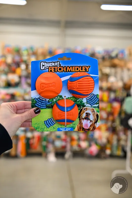 FETCH MEDLEY MEDIUM III 3PAK – zestaw trzech piłek dla psa Premium
