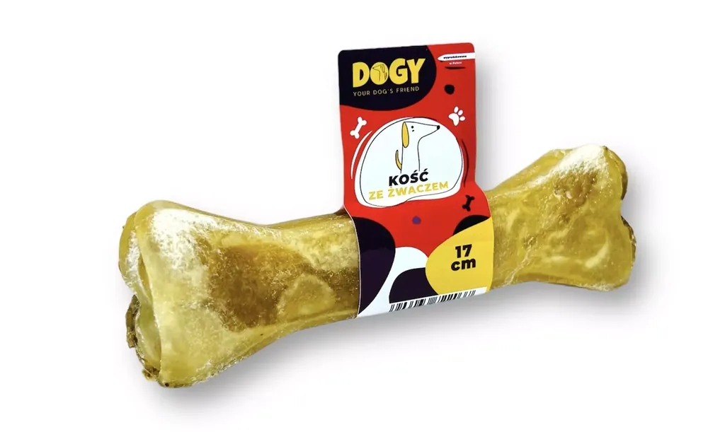 DOGY – kość ze żwaczem 17 cm Wysoka jakość