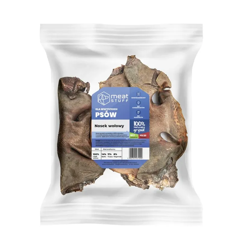 Promocja MEATSTUFF Nosek wołowy 250 g