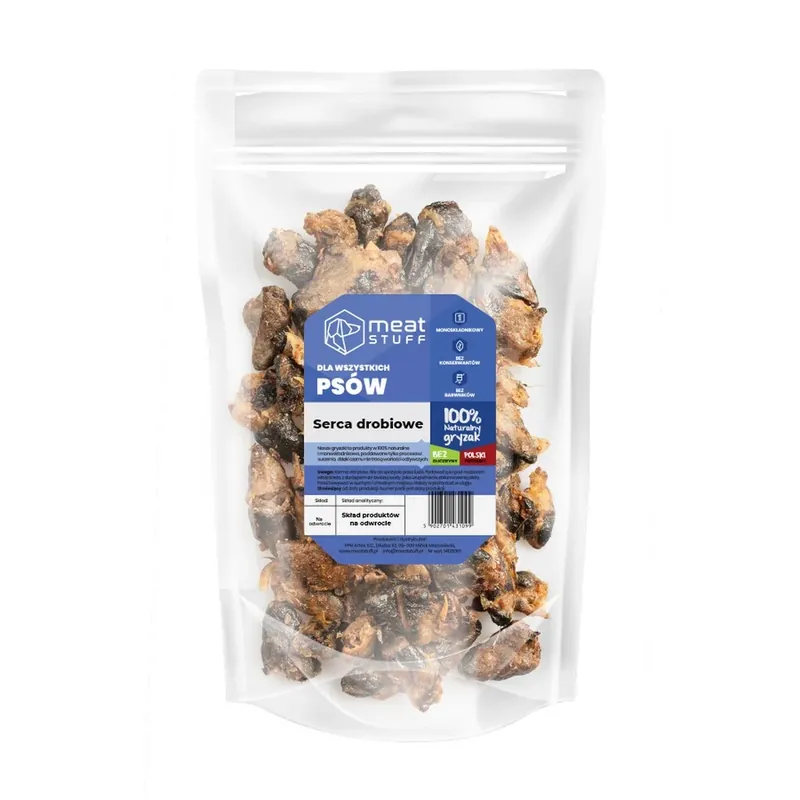 MEATSTUFF serca drobiowe doypack 150 g Super okazja