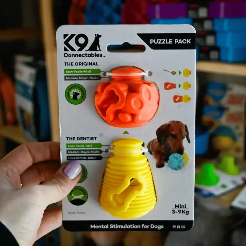 Ostatnie sztuki K9 Connectables PUZZLE PACK GENTLE Mini – zabawka węchowa z elementów