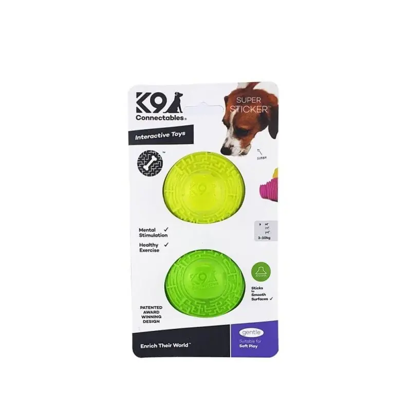 Nowość K9 Connectables SUPER STICKER Mini – element do lizania 2 szt.