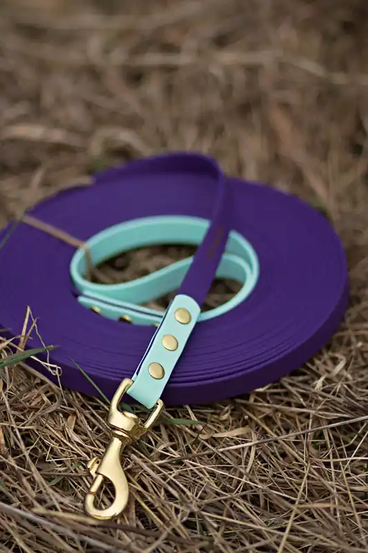 SKYWEARIT Linka treningowa dla psa 10 m fiolet + błękit 16 mm Taniej