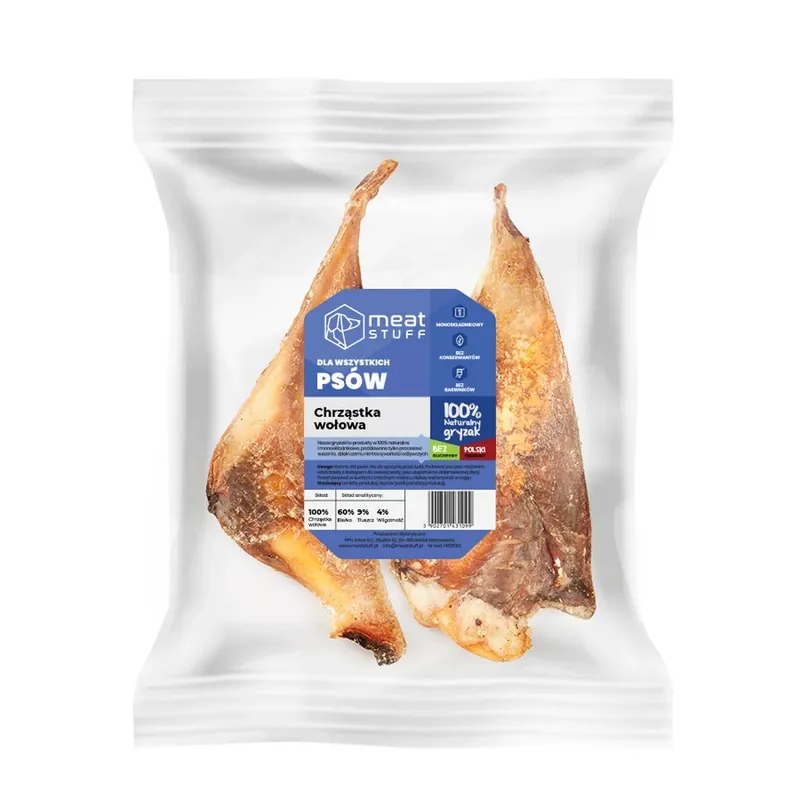 MEATSTUFF Chrząstka wołowa 500 g Ostatnie sztuki