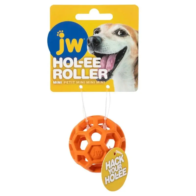 Premium JW HOL-EE ROLLER MINI Ø5 CM – piłka ażurowa pomarańczowa