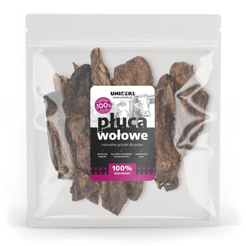 Tylko dziś UNISZKI płuca wołowe 1 kg