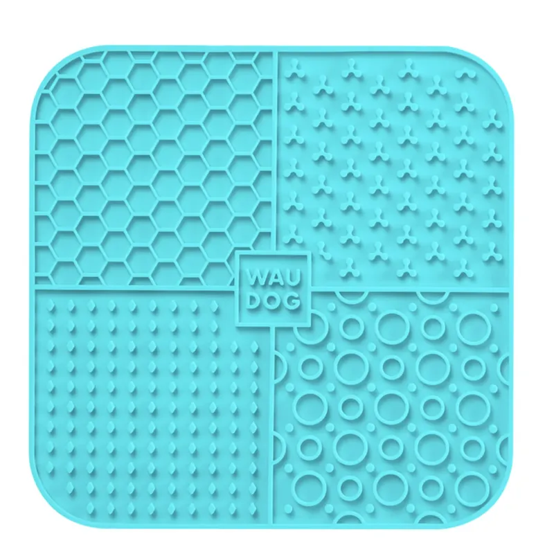 Dodaj do koszyka WAUDOG MATA DO LIZANIA WAUDOG SILICONE, 190X190X10 MM, NIEBIESKI