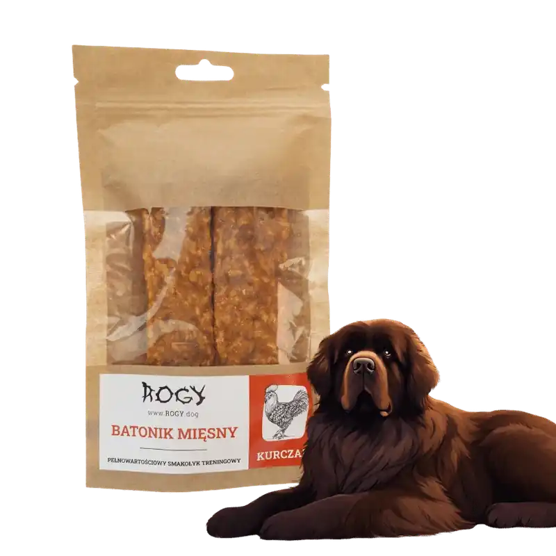 Hit sprzedaży ROGY batonik kurczak 80 g