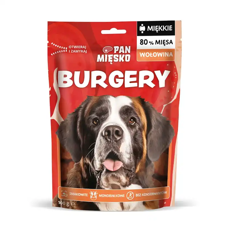 Bestseller PAN MIĘSKO PRZYSMAKI BURGERY WOŁOWINA