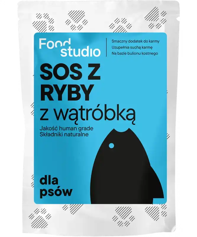 Food Studio Chefs SOS dla psów RYBA z wątróbką 100ml Dostępne od ręki