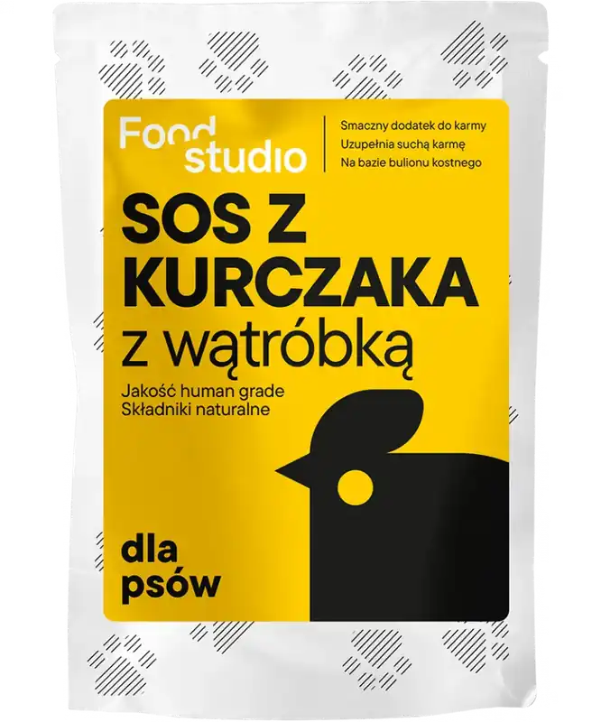 Niska cena Food Studio Chefs SOS dla psów KURCZAK z wątróbką 100ml