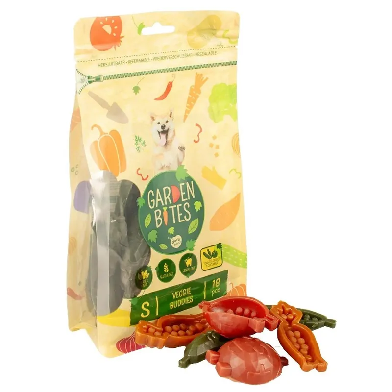Oferta limitowana GARDEN BITES VEGGIE BUDDIES „S” 6 cm 18szt – warzywne gryzaki